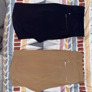 Primo Men's Navy blue  and Tan GOLF Shorts